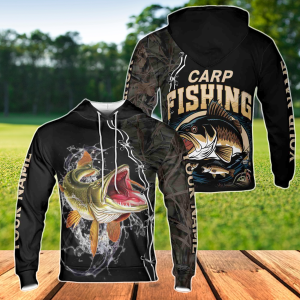 Personalized Fishing Reaper My Broom Broke Now I Go Fishing All Over Hoodie