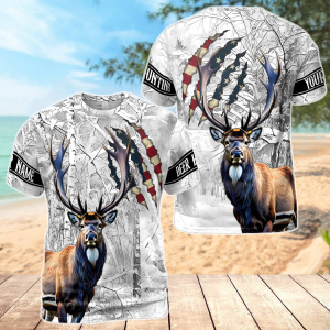 Personalized Hunting Season America Deer Hunting Men's T-Shirt