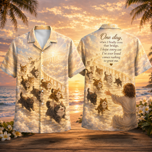 Every Cat I’ve Loved Hawaiian Shirt – Cat Memorial Rainbow Bridge Aloha Shirt